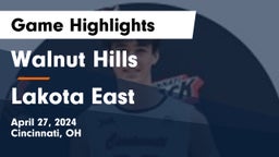 Walnut Hills  vs Lakota East  Game Highlights - April 27, 2024