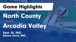 North County  vs Arcadia Valley  Game Highlights - Sept. 20, 2022