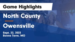 North County  vs Owensville  Game Highlights - Sept. 22, 2023