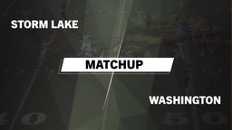 Matchup: Storm Lake vs. Washington  2016