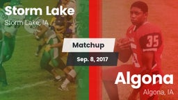 Matchup: Storm Lake vs. Algona  2017