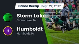 Recap: Storm Lake  vs. Humboldt  2017