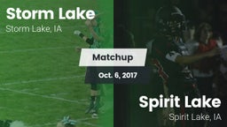 Matchup: Storm Lake vs. Spirit Lake  2017