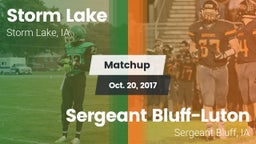 Matchup: Storm Lake vs. Sergeant Bluff-Luton  2017