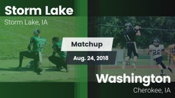 Matchup: Storm Lake vs. Washington  2018