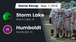 Recap: Storm Lake  vs. Humboldt  2018