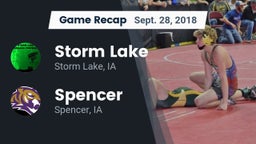 Recap: Storm Lake  vs. Spencer  2018