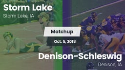 Matchup: Storm Lake vs. Denison-Schleswig  2018