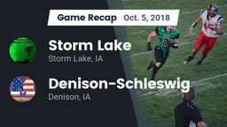 Recap: Storm Lake  vs. Denison-Schleswig  2018