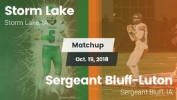 Matchup: Storm Lake vs. Sergeant Bluff-Luton  2018