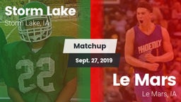 Matchup: Storm Lake vs. Le Mars  2019