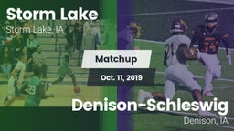 Matchup: Storm Lake vs. Denison-Schleswig  2019