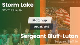 Matchup: Storm Lake vs. Sergeant Bluff-Luton  2019