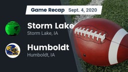 Recap: Storm Lake  vs. Humboldt  2020