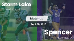 Matchup: Storm Lake vs. Spencer  2020