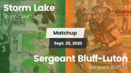 Matchup: Storm Lake vs. Sergeant Bluff-Luton  2020