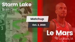Matchup: Storm Lake vs. Le Mars  2020