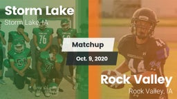 Matchup: Storm Lake vs. Rock Valley  2020