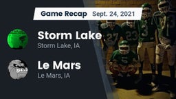 Recap: Storm Lake  vs. Le Mars  2021