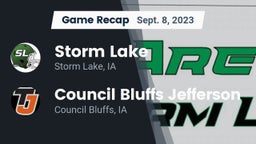 Recap: Storm Lake  vs. Council Bluffs Jefferson  2023