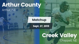 Matchup: Arthur County vs. Creek Valley  2019