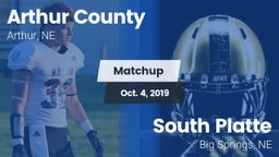 Matchup: Arthur County vs. South Platte  2019