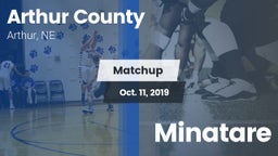 Matchup: Arthur County vs. Minatare  2019