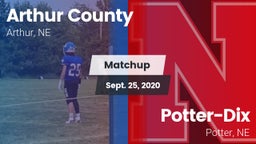 Matchup: Arthur County vs. Potter-Dix  2020