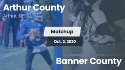 Matchup: Arthur County vs. Banner County 2020