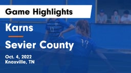 Karns  vs Sevier County  Game Highlights - Oct. 4, 2022