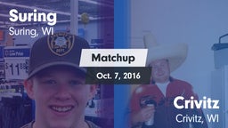 Matchup: Suring vs. Crivitz 2016