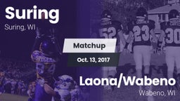 Matchup: Suring vs. Laona/Wabeno 2017