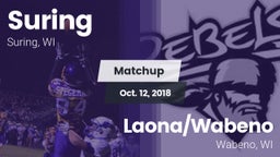 Matchup: Suring vs. Laona/Wabeno 2018