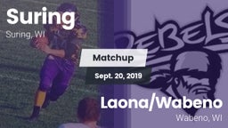 Matchup: Suring vs. Laona/Wabeno 2019