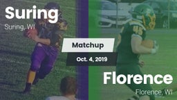 Matchup: Suring vs. Florence  2019