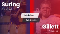 Matchup: Suring vs. Gillett  2019