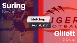Matchup: Suring vs. Gillett  2020