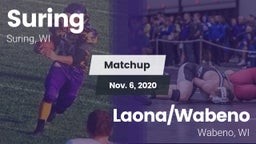 Matchup: Suring vs. Laona/Wabeno 2020