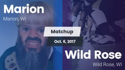 Matchup: Marion vs. Wild Rose  2017