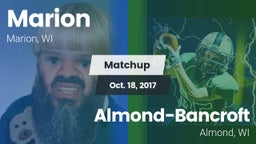 Matchup: Marion vs. Almond-Bancroft  2017