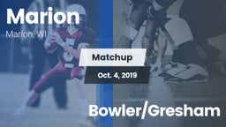 Matchup: Marion vs. Bowler/Gresham 2019