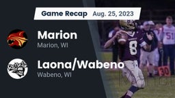 Recap: Marion  vs. Laona/Wabeno 2023