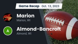 Recap: Marion  vs. Almond-Bancroft  2023