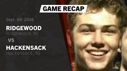 Recap: Ridgewood  vs. Hackensack  2016