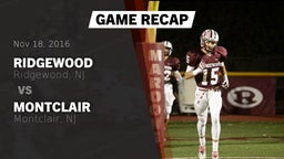 Recap: Ridgewood  vs. Montclair  2016