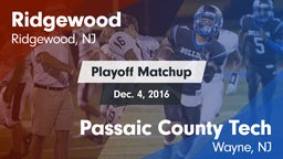 Matchup: Ridgewood vs. Passaic County Tech  2016
