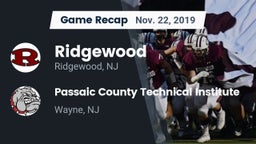 Recap: Ridgewood  vs. Passaic County Technical Institute 2019
