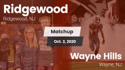 Matchup: Ridgewood vs. Wayne Hills  2020