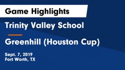 Trinity Valley School vs Greenhill (Houston Cup) Game Highlights - Sept. 7, 2019