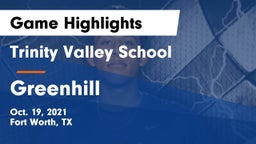 Trinity Valley School vs Greenhill  Game Highlights - Oct. 19, 2021
